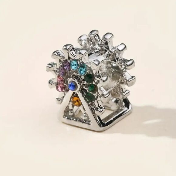 New - Jeweled Ferris Wheel Charm - Picture 4 of 8